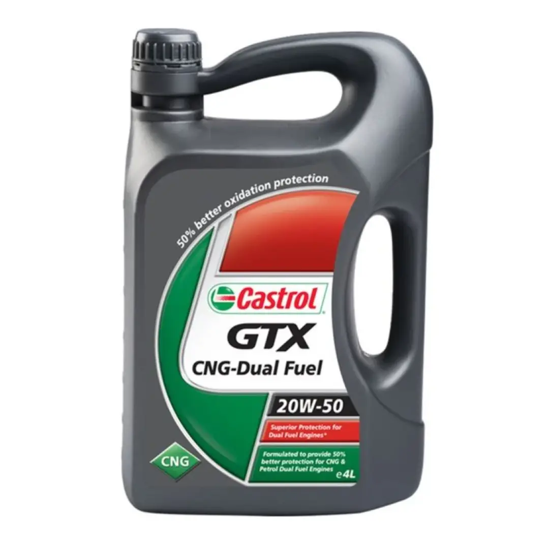 روغن 4 لیتری کاسترول 20w50 SJ CNG