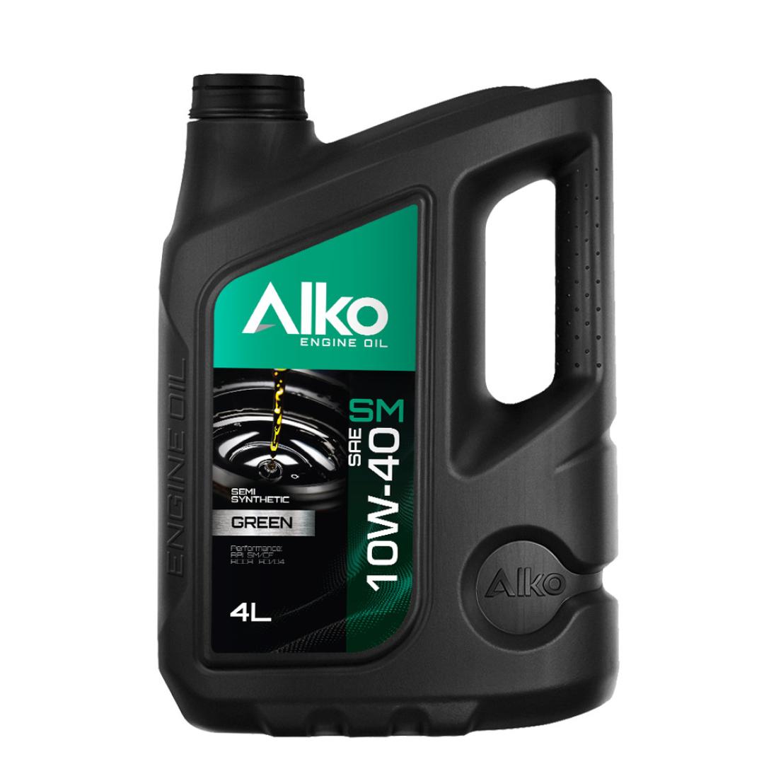 روغن 4 لیتری آلکو 10w40 SM GREEN