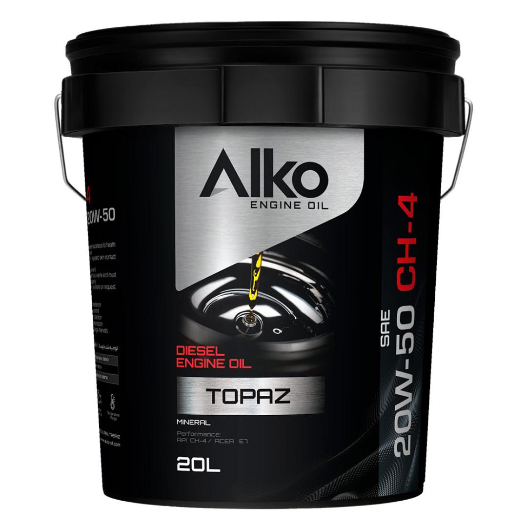 روغن 20 لیتری آلکو 20w50 CH4 TOPAZ