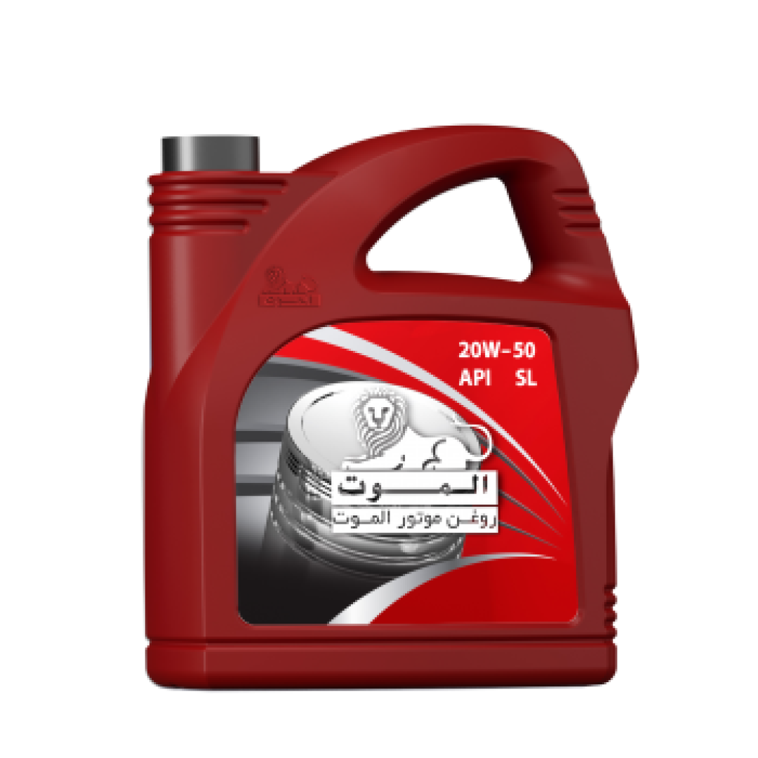 روغن 4 ليتري الموت 20w50 SL پلاستيك