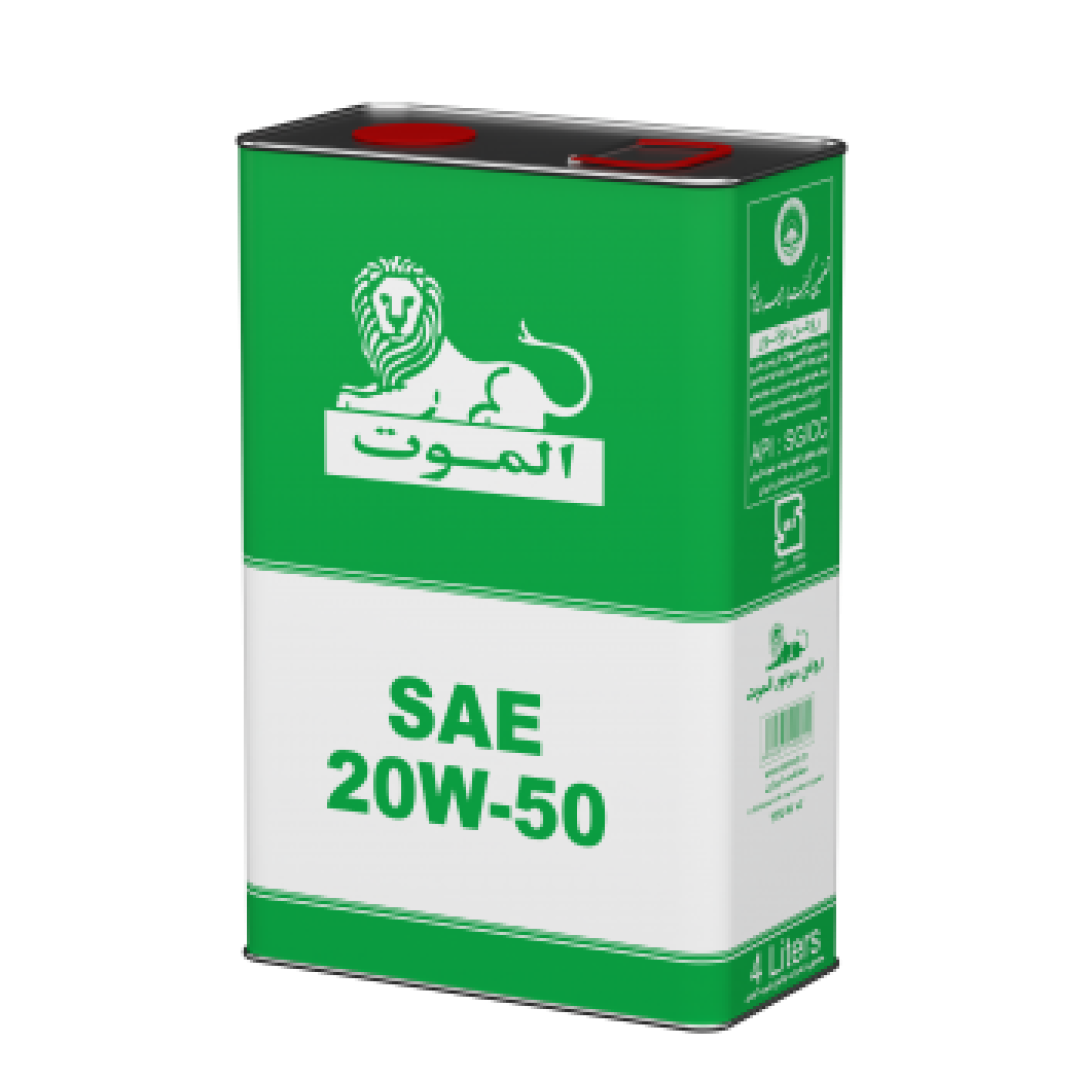 روغن 4 ليتري الموت كتابي 20w50 SG