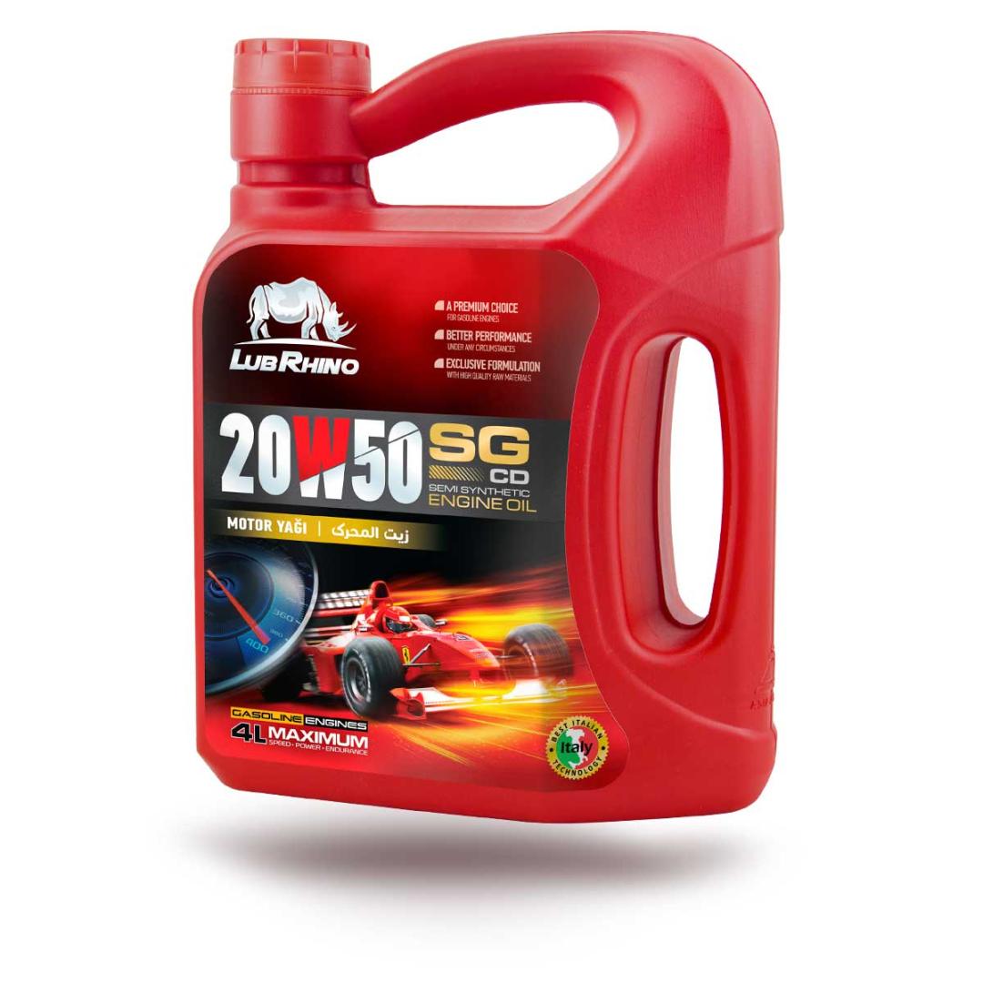 روغن 4 ليتري لوبرينو 20w50 SG