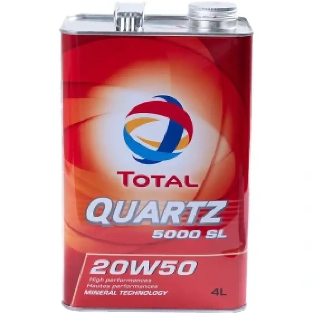 روغن 4 لیتری توتال 5000 20w50 (اصل فرانسه)